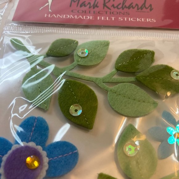 Scrapbook Embellishments Felt Stickers Flowers Pig Sheep Paper Crafts - Picture 11 of 13